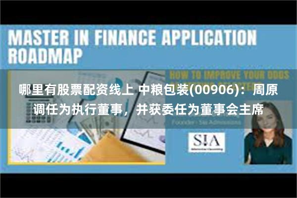 哪里有股票配资线上 中粮包装(00906)：周原调任为执行董事，并获委任为董事会主席