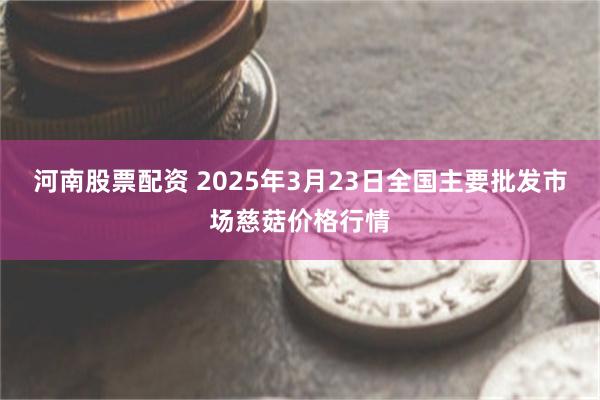 河南股票配资 2025年3月23日全国主要批发市场慈菇价格行情