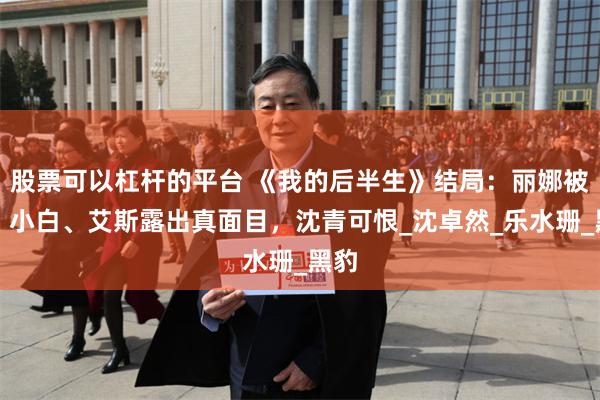 股票可以杠杆的平台 《我的后半生》结局：丽娜被坑，小白、艾斯露出真面目，沈青可恨_沈卓然_乐水珊_黑豹