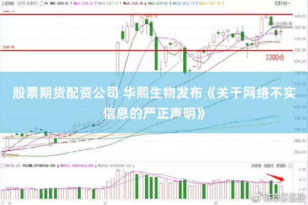股票期货配资公司 华熙生物发布《关于网络不实信息的严正声明》