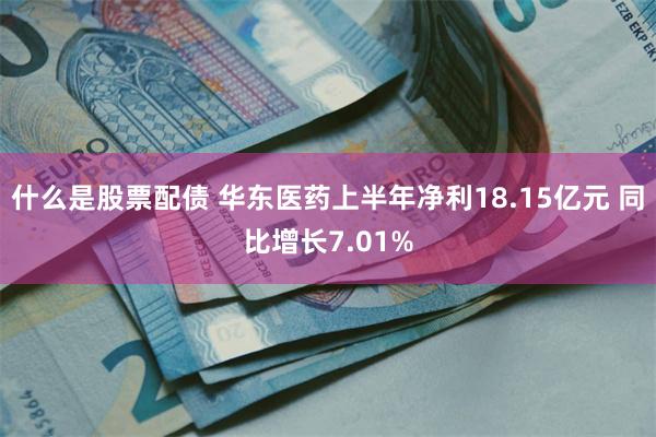 什么是股票配债 华东医药上半年净利18.15亿元 同比增长7.01%