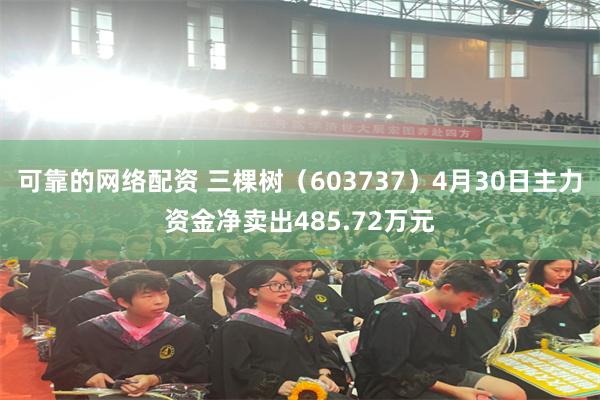 可靠的网络配资 三棵树（603737）4月30日主力资金净卖出485.72万元