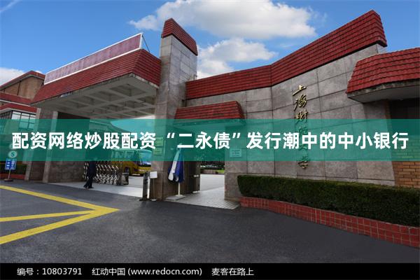 配资网络炒股配资 “二永债”发行潮中的中小银行