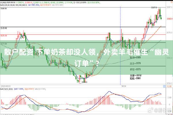 散户配资 下单奶茶却没人领，外卖羊毛催生“幽灵订单”？