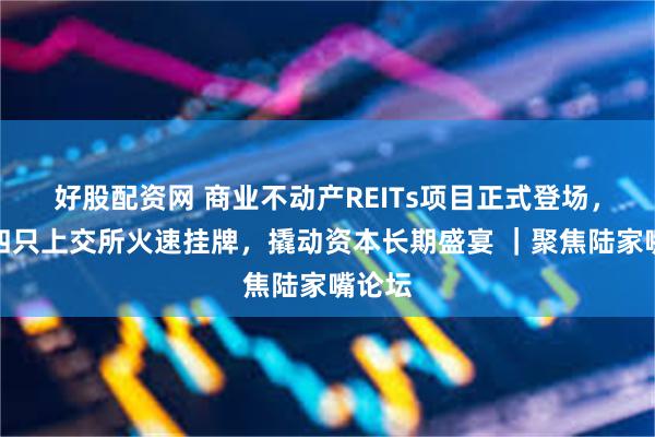 好股配资网 商业不动产REITs项目正式登场，首批四只上交所火速挂牌，撬动资本长期盛宴 ｜聚焦陆家嘴论坛