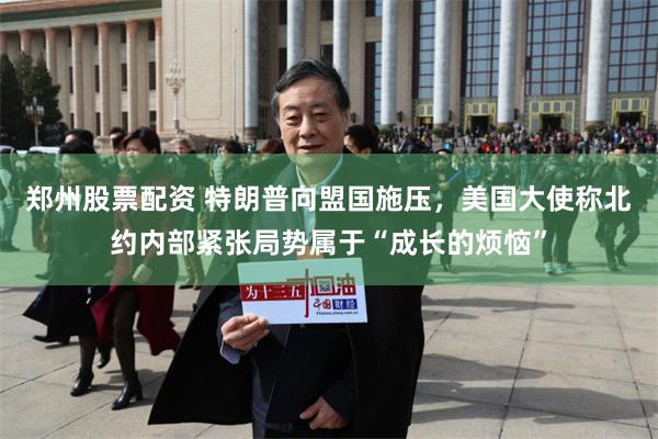 郑州股票配资 特朗普向盟国施压，美国大使称北约内部紧张局势属于“成长的烦恼”