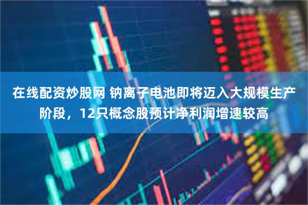在线配资炒股网 钠离子电池即将迈入大规模生产阶段，12只概念股预计净利润增速较高