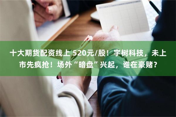 十大期货配资线上 520元/股！宇树科技，未上市先疯抢！场外“暗盘”兴起，谁在豪赌？
