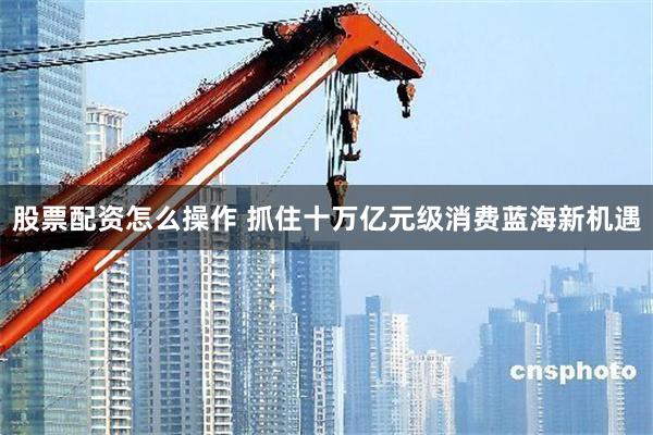 股票配资怎么操作 抓住十万亿元级消费蓝海新机遇